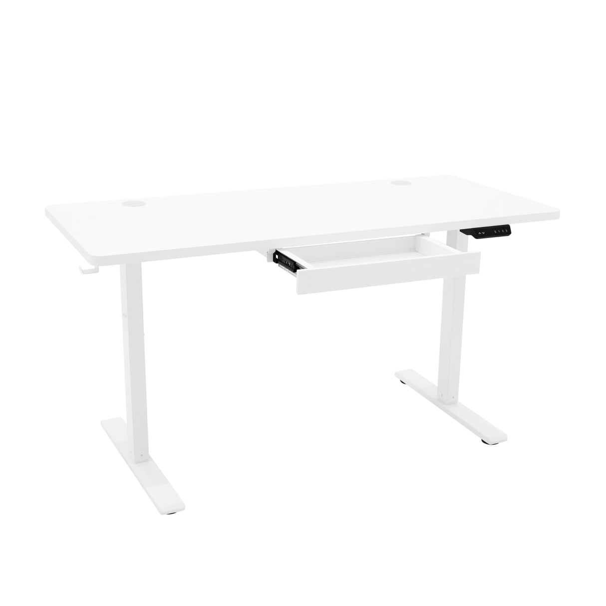 Elektrischer Stehschreibtisch mit Schublade – 140 cm x 60 cm