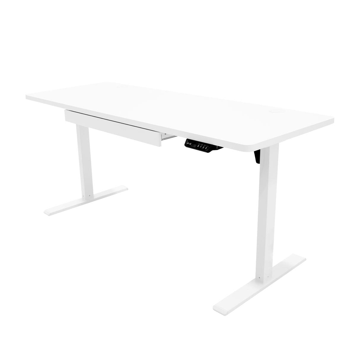 Elektrischer Stehschreibtisch mit Schublade – 160 cm x 60 cm