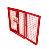 Zusammenklappbarer Gasflaschenschrank - 90cm x 80cm x 43cm