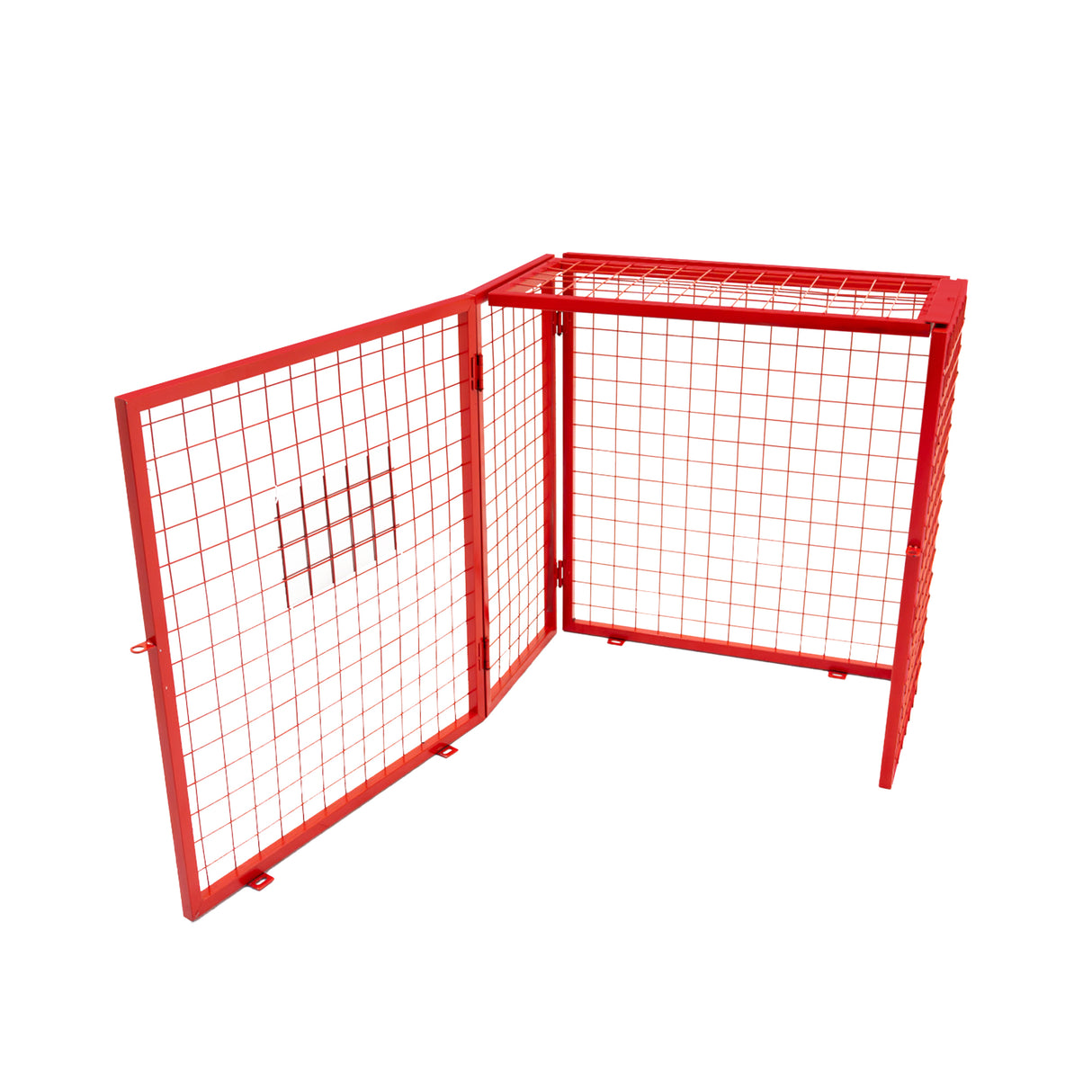 Zusammenklappbarer Gasflaschenschrank - 90cm x 80cm x 43cm