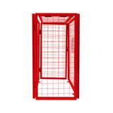 Zusammenklappbarer Gasflaschenschrank - 90cm x 80cm x 43cm