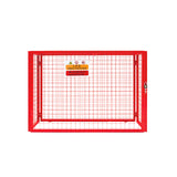 Zusammenklappbarer Drahtkäfig aus roter Gasflasche, 100 cm x 140 cm x 50 cm, mit stabiler Gitterstruktur und sicherem Schloss für Lagerung