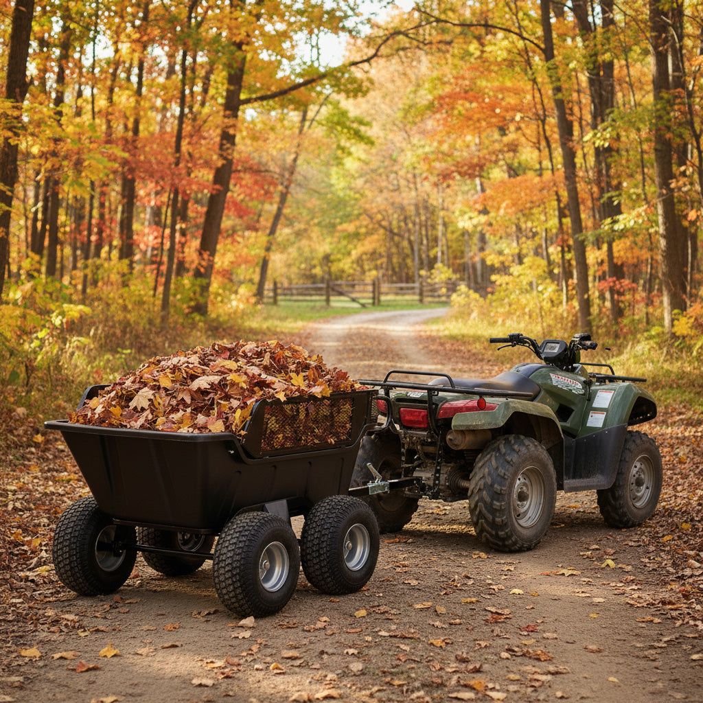 ATV/Quad Kippbarer Anhänger - 4 Räder
