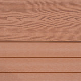 WPC Sichtschutzzaun Eckzaun Element – Braun