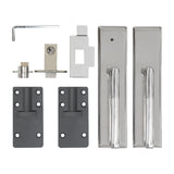 WPC Sichtschutzzaun Tor – Grau