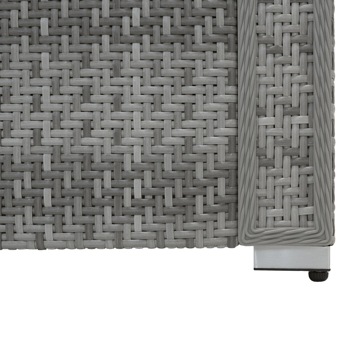 Rattan Modular 6-teiliges Möbelset – Grau