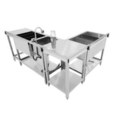 Modulare Cocktailbar-Station mit Eisbrunnen