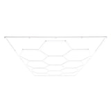 10 Hexagon LED-Leuchten – 2-in-1