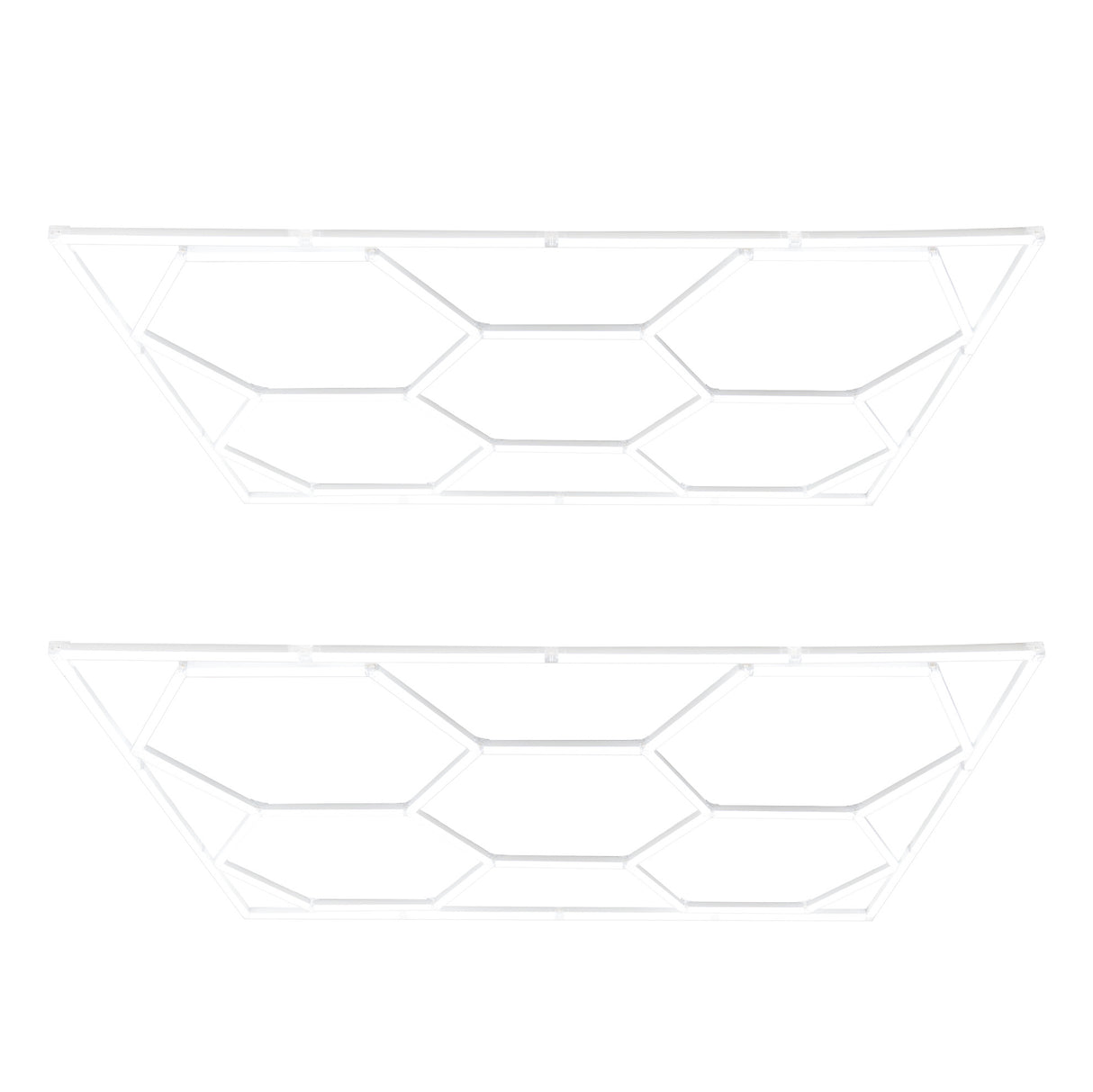10 Hexagon LED-Leuchten – 2-in-1