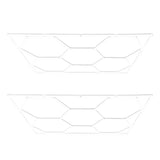 10 Hexagon LED-Leuchten – 2-in-1