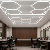 10 Hexagon LED-Leuchten – 2-in-1