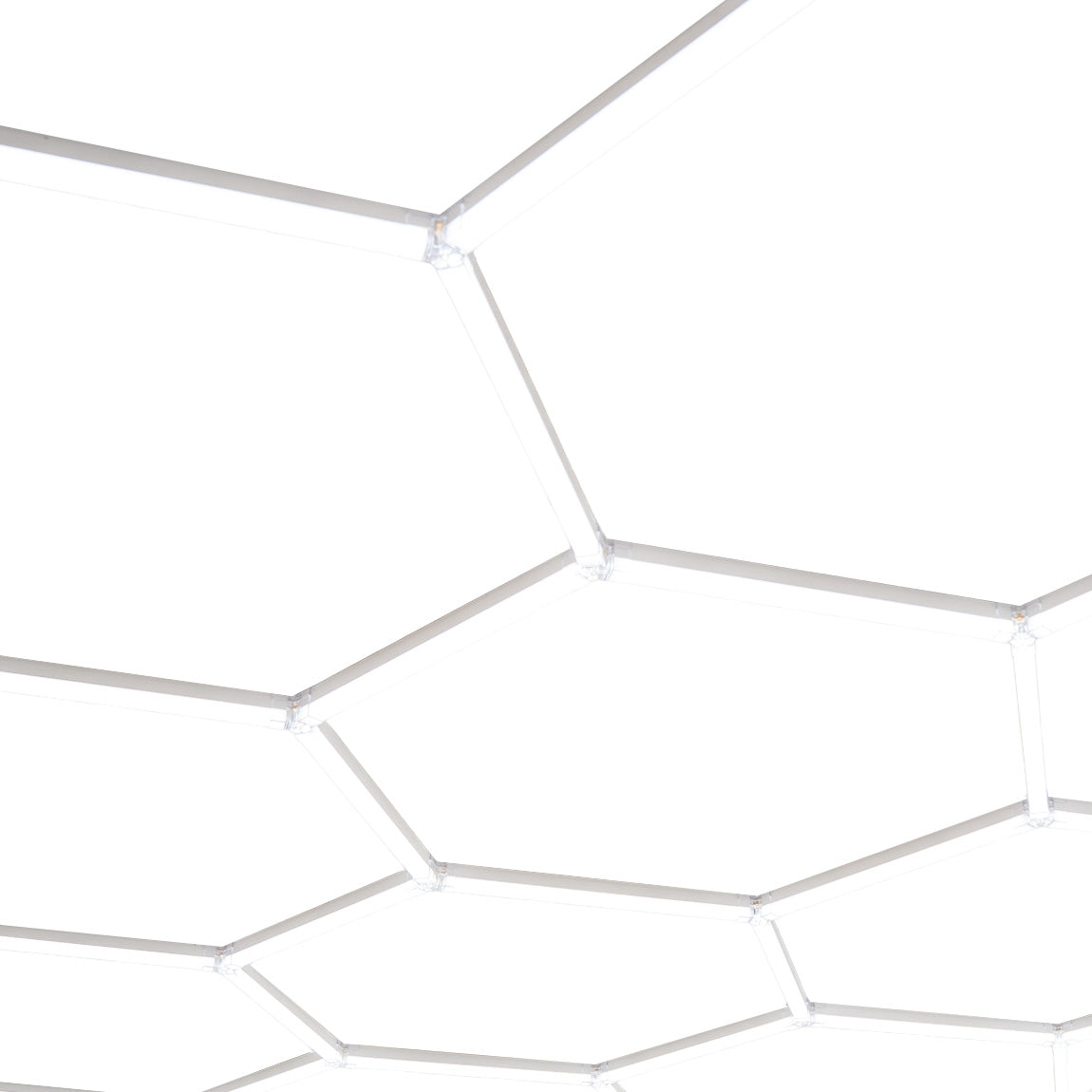 10 Hexagon LED-Leuchten – 2-in-1