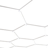 10 Hexagon LED-Leuchten – 2-in-1