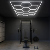 10 Hexagon LED-Leuchten – 2-in-1