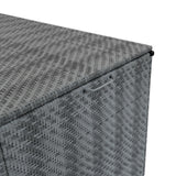 Rattan Modulares 7-teiliges Möbelset mit Aufbewahrungsbox 996L - Grau