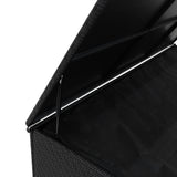 Serafina Rattan Modulares 6-teiliges Möbelset mit Aufbewahrungsbox 700L - Schwarz