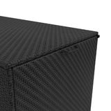 Serafina Rattan Modulares 6-teiliges Möbelset mit Aufbewahrungsbox 700L - Schwarz