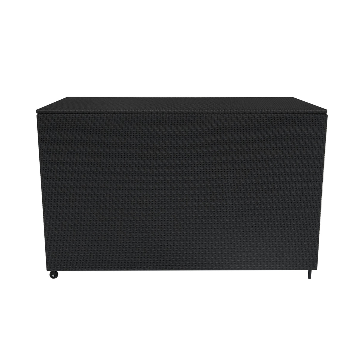 Serafina Rattan Modulares 6-teiliges Möbelset mit Aufbewahrungsbox 996L - Schwarz