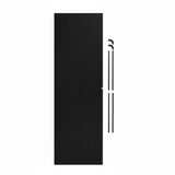 Rollladen Duschtür – Schwarz