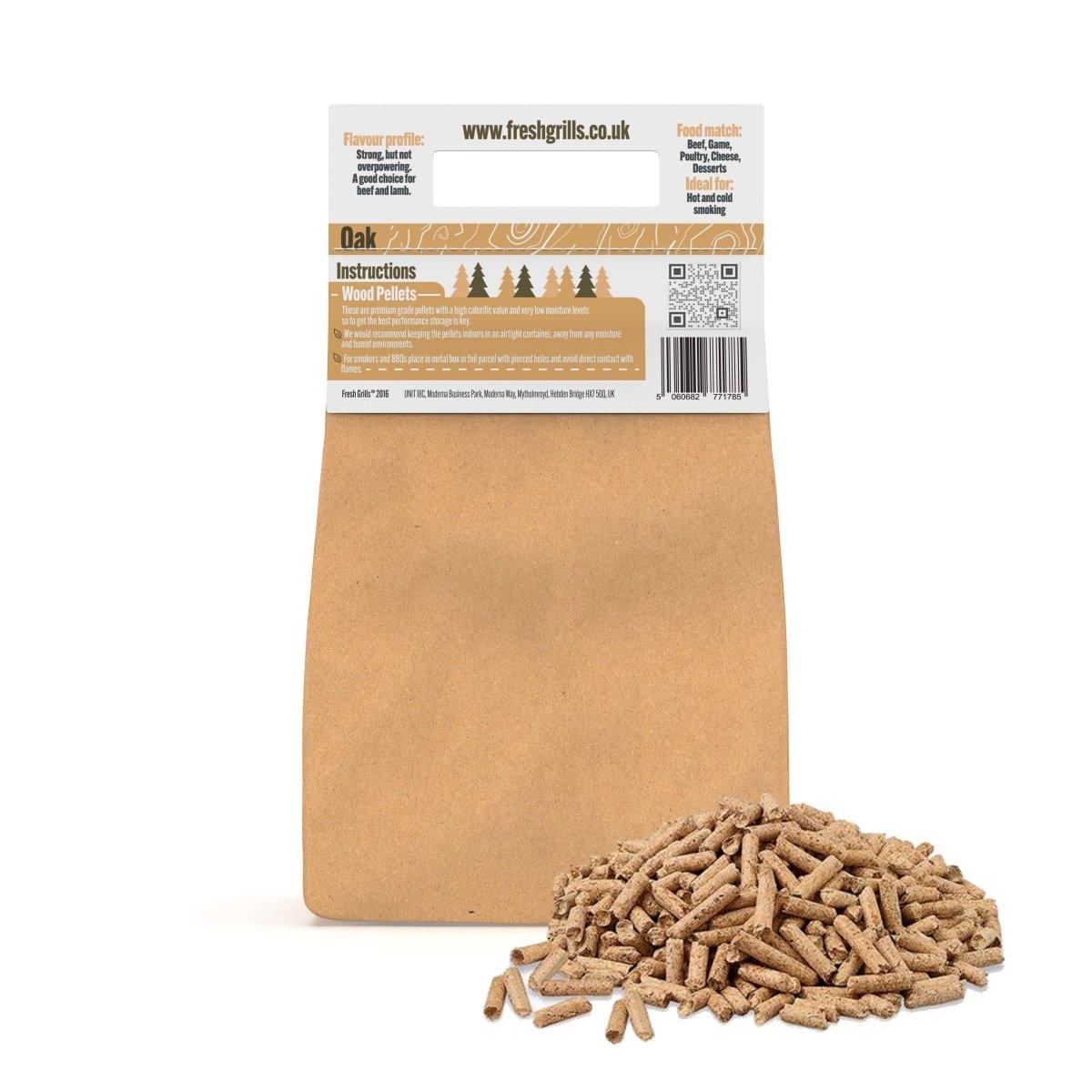 Braune BBQ-Räucherholzstücke in einem 500er-Pack, ideal zum Grillen, mit einer groben Textur und einem natürlichen Holzgeruch für intensives Aroma