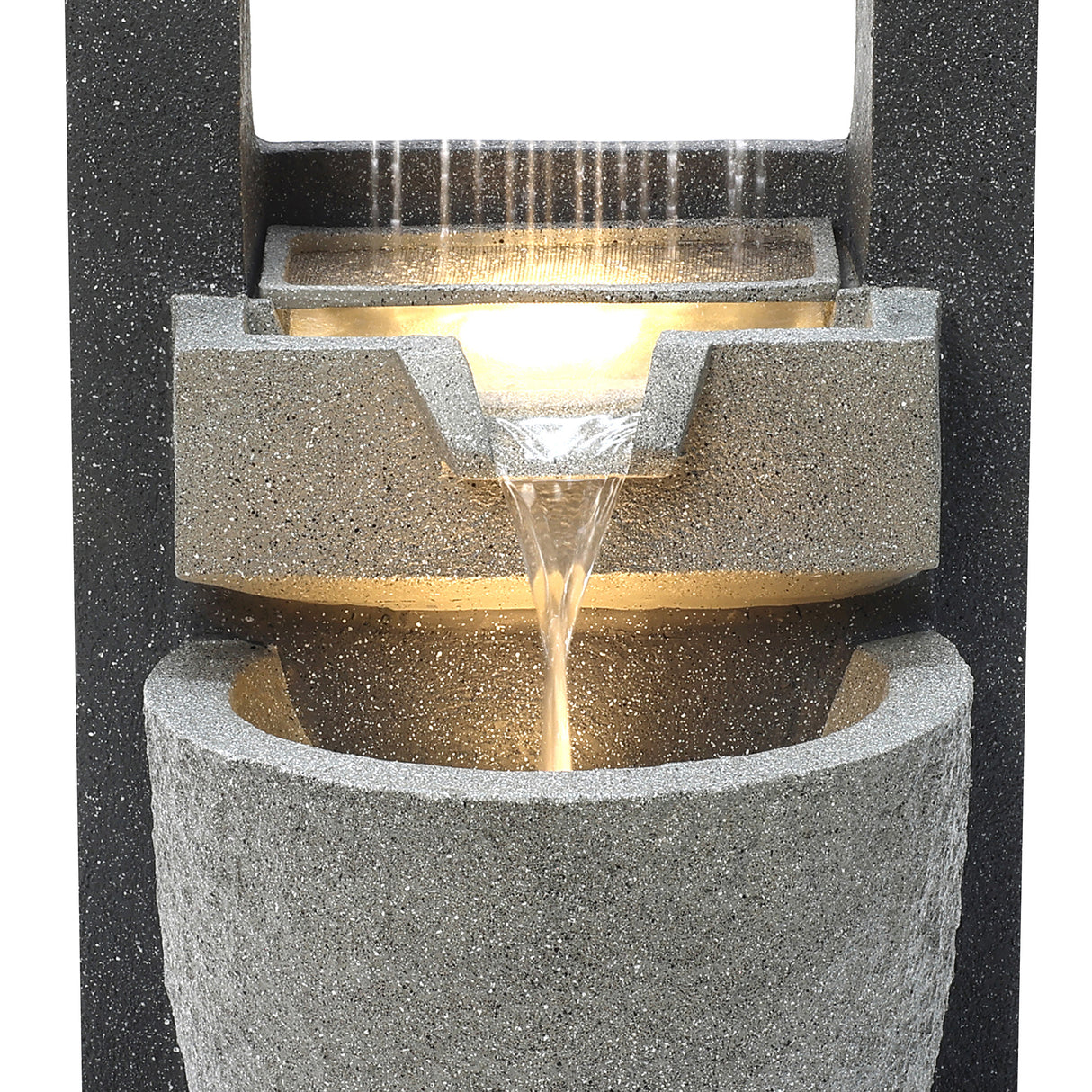 Elektrisches Wasserspiel – "Kaskadenquellen"
