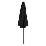 LED-Kipp-Sonnenschirm 2,7m - Schwarz