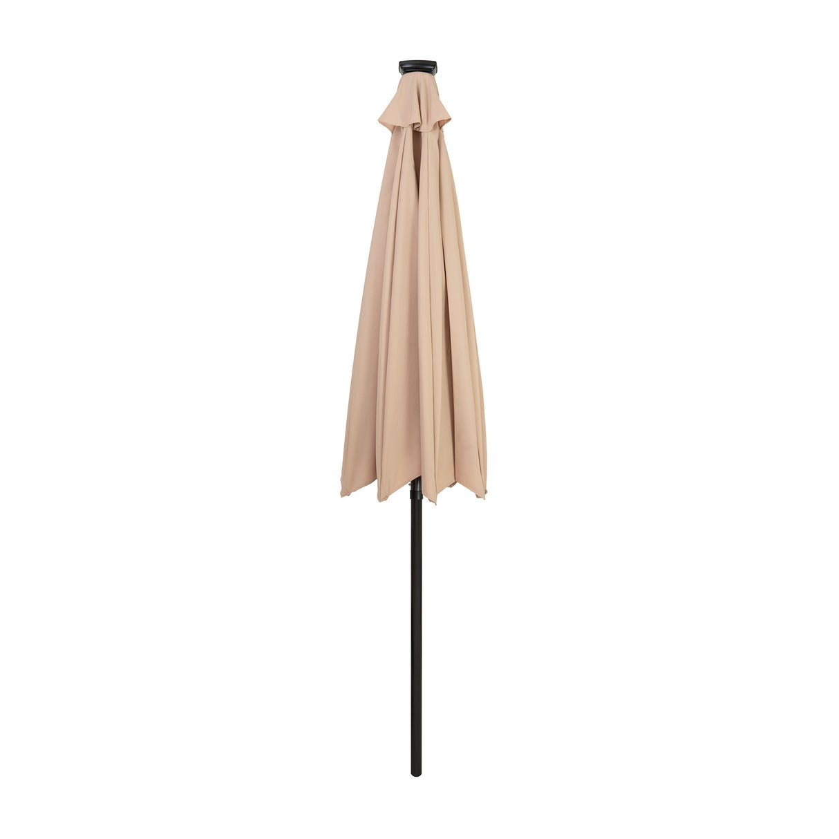 LED-Kipp-Sonnenschirm 2,7m - Beige