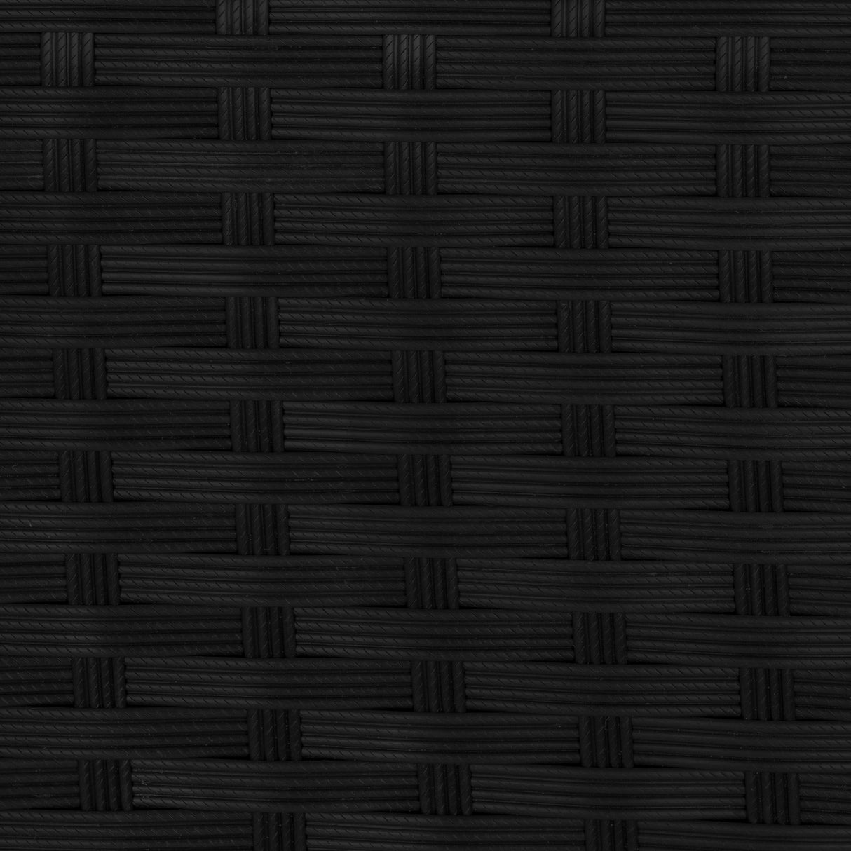 Rattan-Kissen-Auflagenkiste 700L – Schwarz