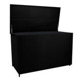 Rattan-Kissen-Auflagenkiste 996L – Schwarz