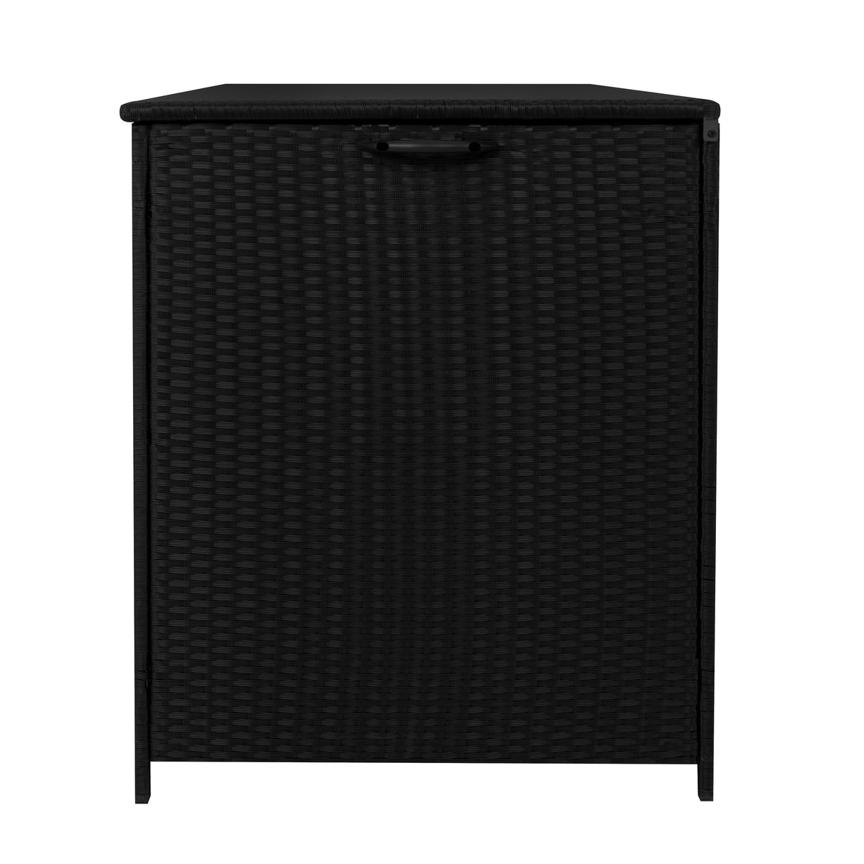 Rattan-Kissen-Auflagenkiste 996L – Schwarz