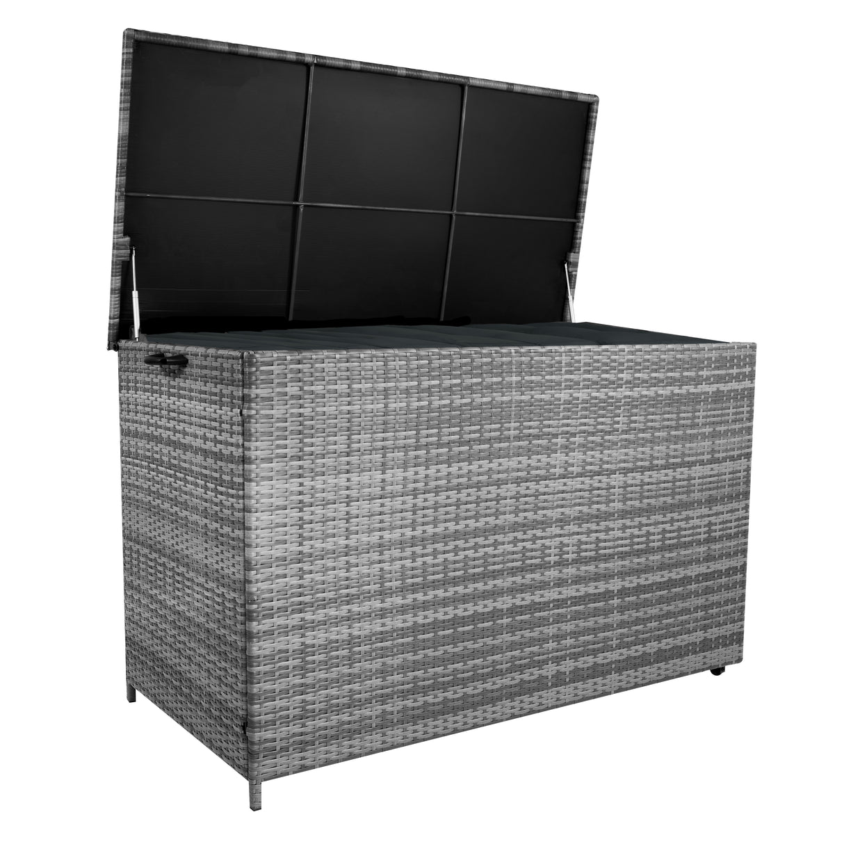 Rattan-Kissen-Auflagenkiste 996L – Grau