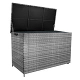 Rattan-Kissen-Auflagenkiste 996L – Grau