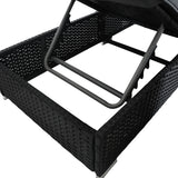 Liegestuhlset aus Rattan