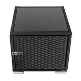 Liegestuhlset aus Rattan