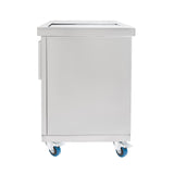 Mobiler Cocktail-Bar-Station mit 800mm Eiswürfelwagen
