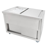 Mobiler Cocktail-Bar-Station mit 1000mm Eiswürfelwagen