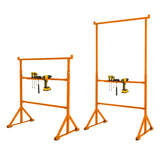 2x Arbeitsböcke & 3x Mörtelbrettständer 500 mm H