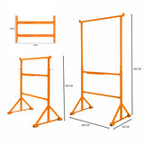 2x Arbeitsböcke & 3x Mörtelbrettständer 500 mm H