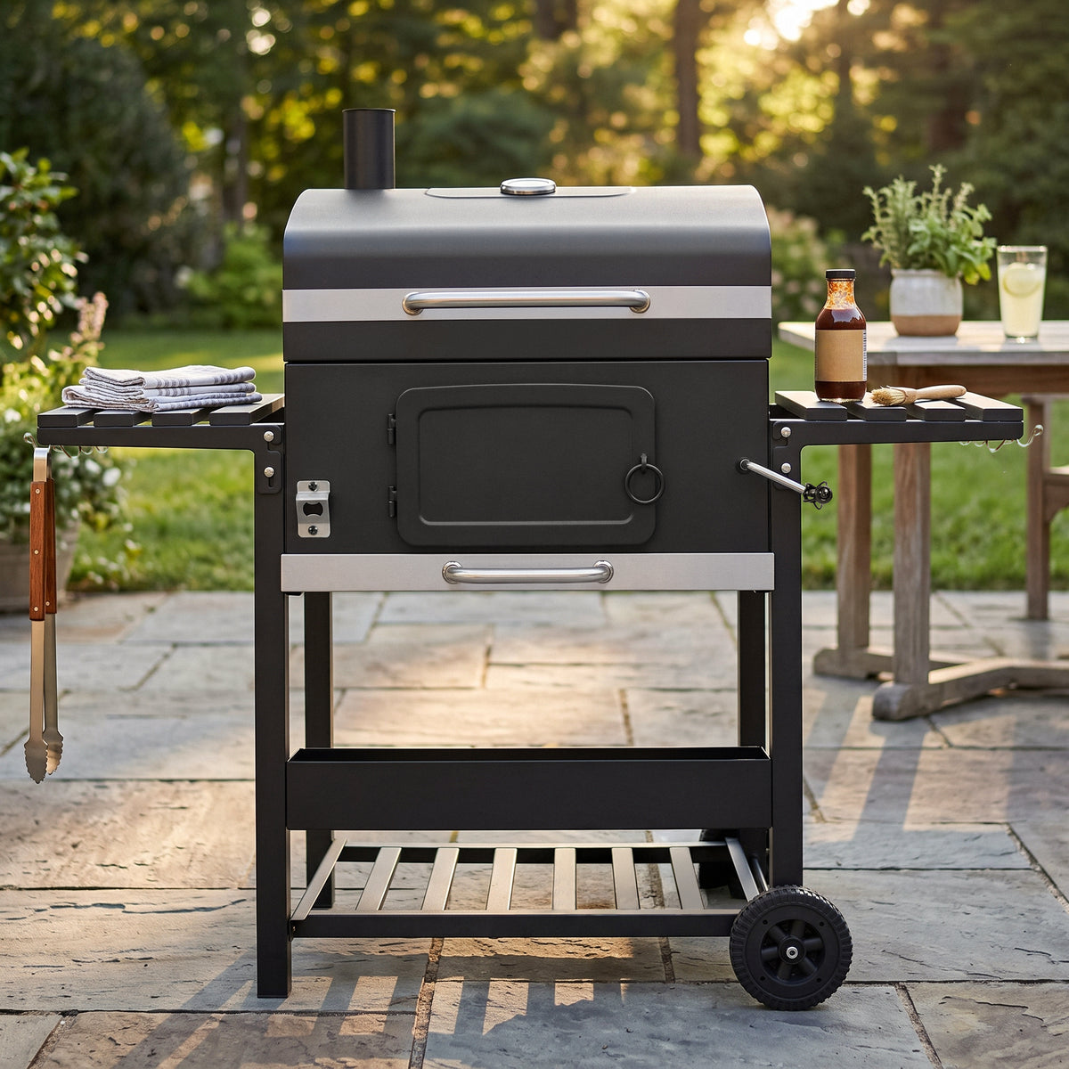 XL-BBQ-Räuchergrill & Holzspäne/-stücke - view 4