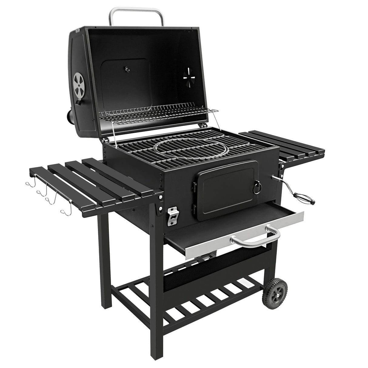 XL-BBQ-Räuchergrill & Holzspäne/-stücke