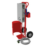 Tragbare Pferdedusche & Kabelloser Pferd-Schermaschine - Rot