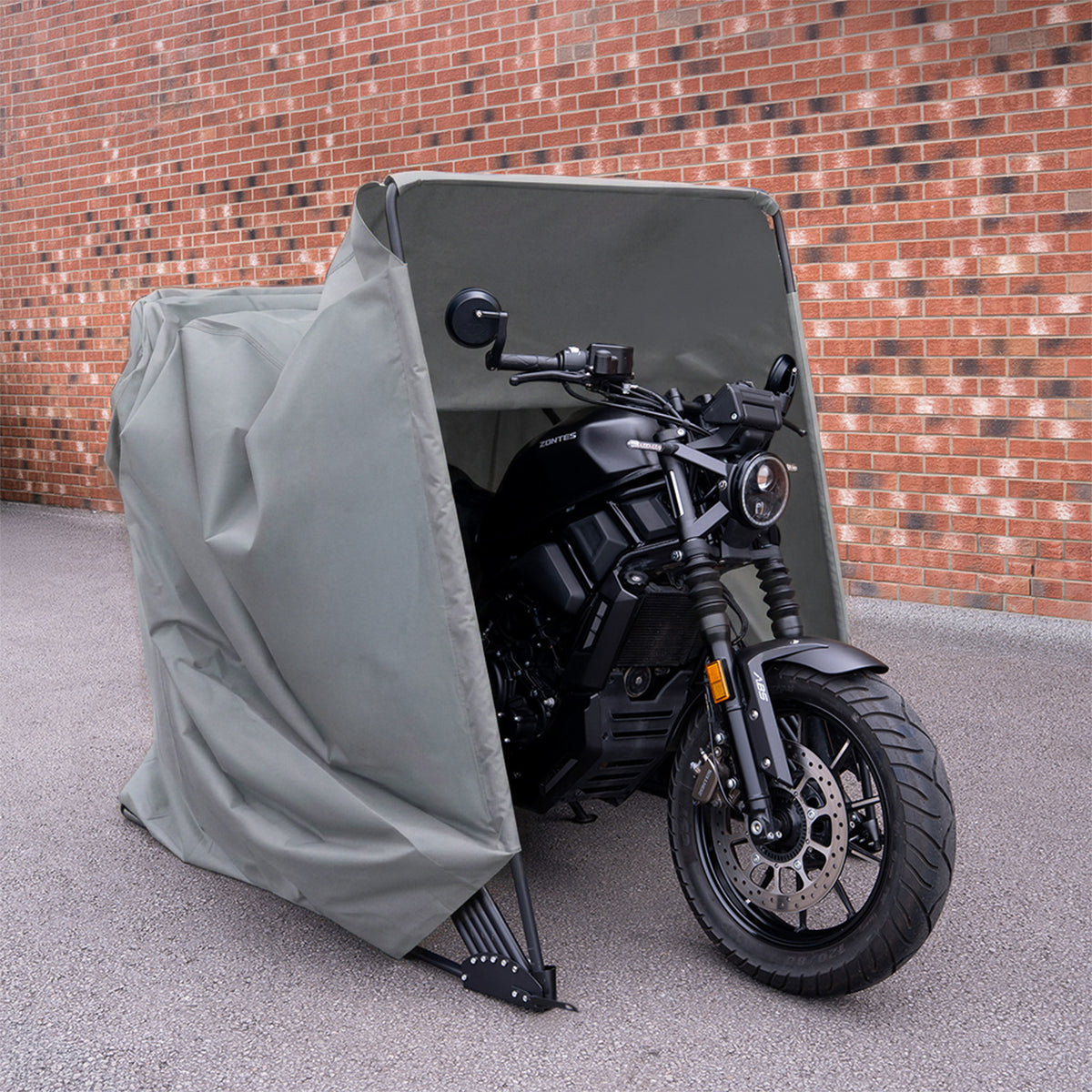 Motorrad-Schutzzelt XL - Grau