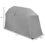 Motorrad-Schutzzelt XL - Grau