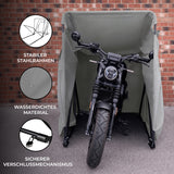 Motorrad-Schutzzelt XL - Grau