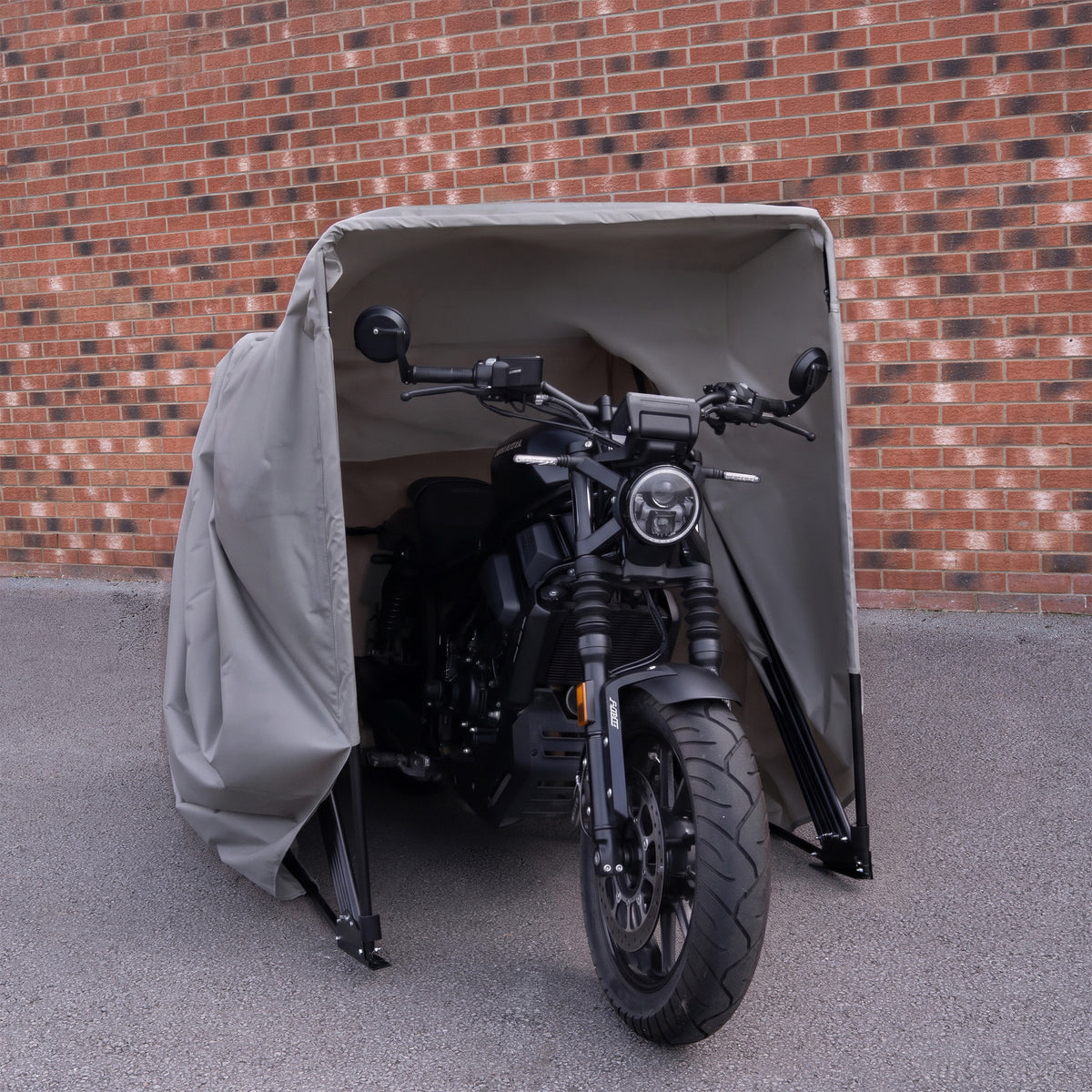 Motorrad Garagenzelt M - Grau