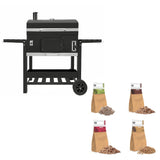 XXL-BBQ-Räuchergrill & Holzspäne/-stücke