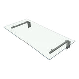 Haustür Vordach Glas - 120cm x 80cm