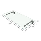 Haustür Vordach Glas - 120cm x 80cm