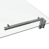 Haustür Vordach Glas - 120cm x 80cm