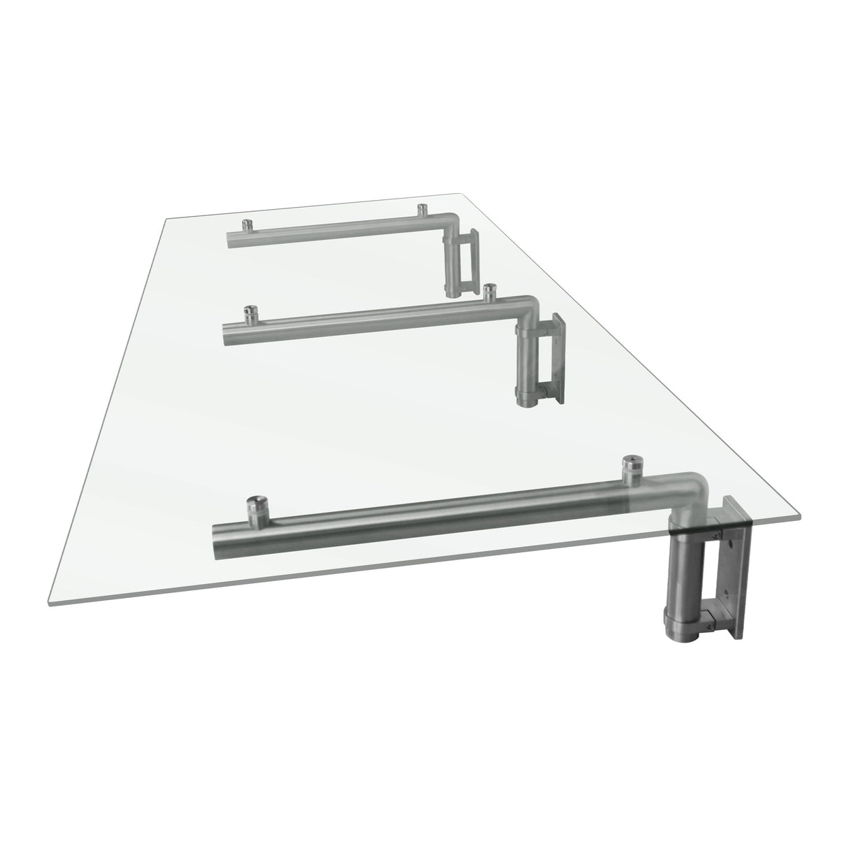 Haustür Vordach Glas - 180cm x 80cm